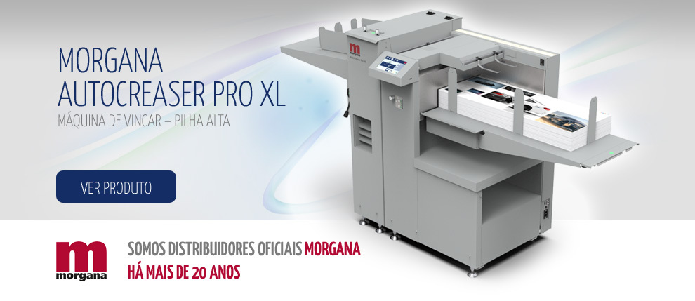 Máquina de vincar automática, marca MORGANA, modelo AutoCreaser PRO XL