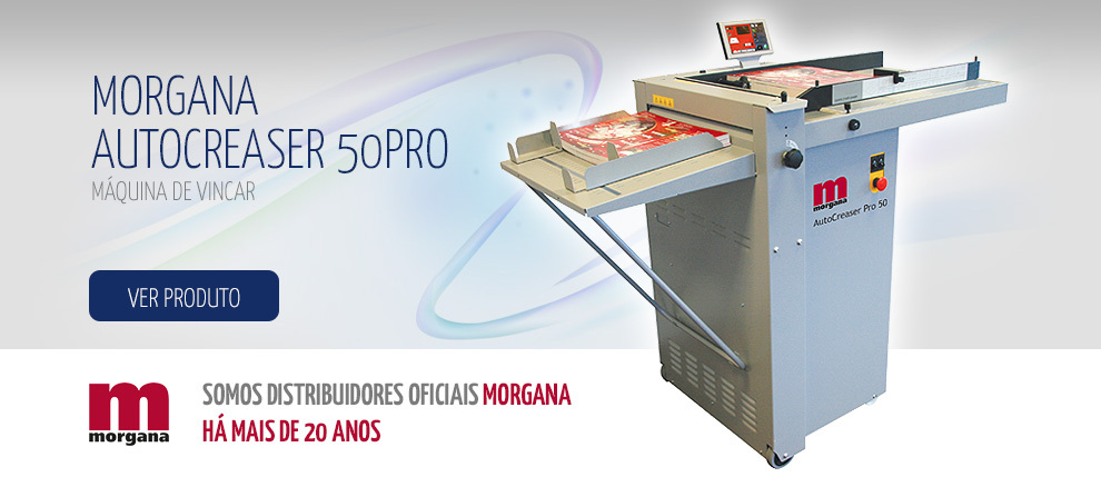 Máquina de vincar automática, marca MORGANA, modelo AutoCreaser PRO 50