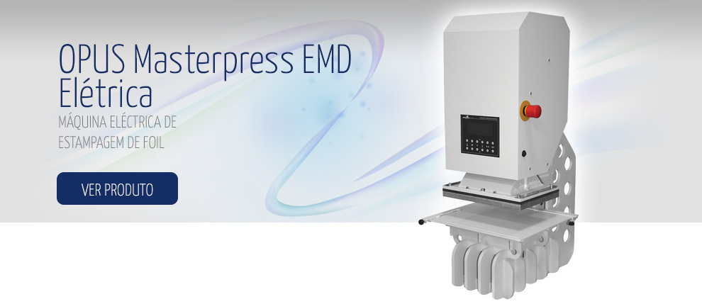 Máquina eléctrica de estampagem de foil OPUS Masterpress EMD